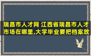 瑞昌市人才网 江西省瑞昌市人才市场在哪里,大学毕业要把档案放到这里去